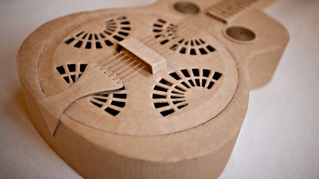 cardboard guitar