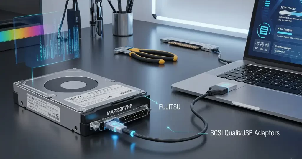 How to Fujitsu map3367np hook up to USB port- A guide