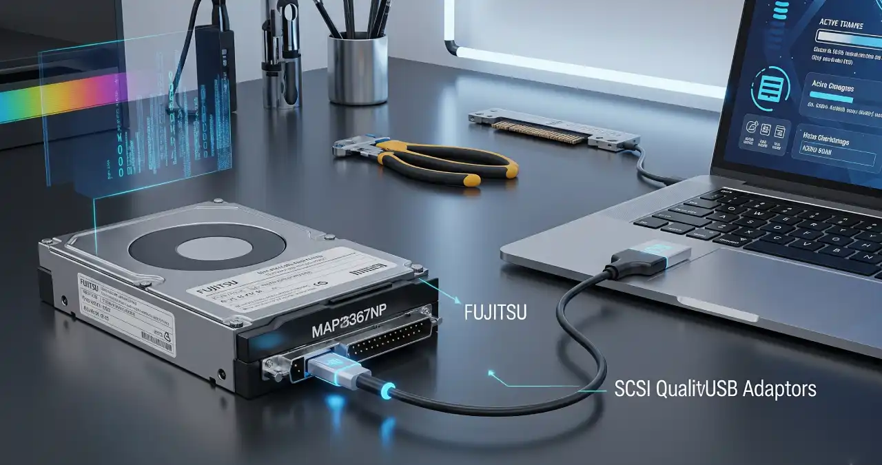 How to Fujitsu map3367np hook up to USB port- A guide