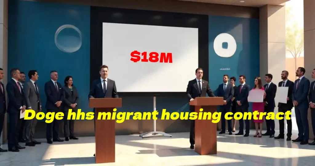 Ongoing Debate on DOGE HHS Migrant Housing Contract