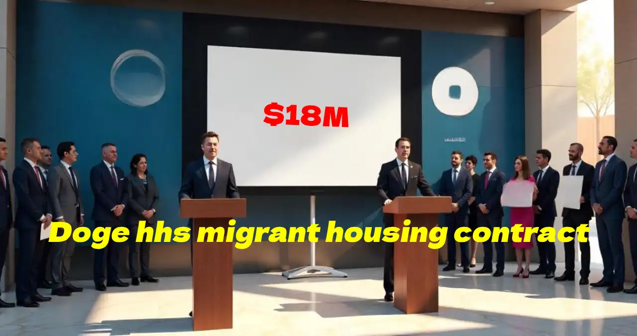 Ongoing Debate on DOGE HHS Migrant Housing Contract