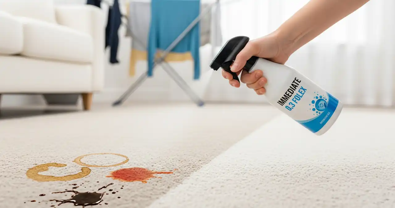 Stain removal made easy with immediate 0.3 folex