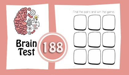 Brain Test Level 188 Find the pairs and win the game Answer - Daze Puzzle